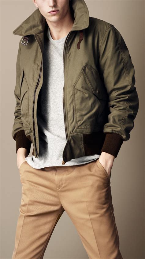 burberry wax jacket|burberry bomber jacket men's.